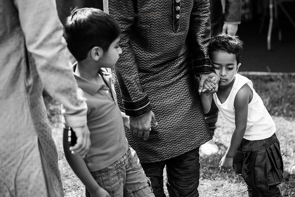 Asian Wedding guests