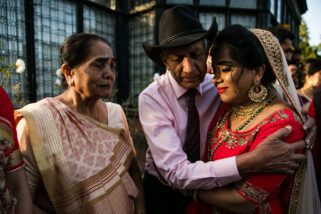 Vidha ceremony after Hindu wedding