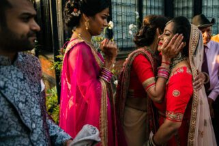 Vidha ceremony after Hindu wedding