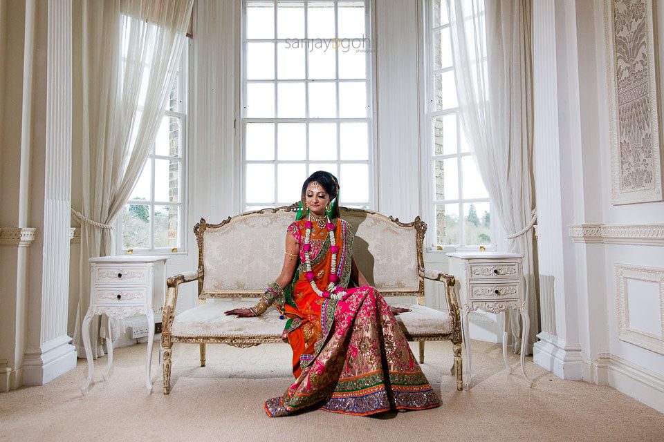 Bridal portrait at Hedsor House