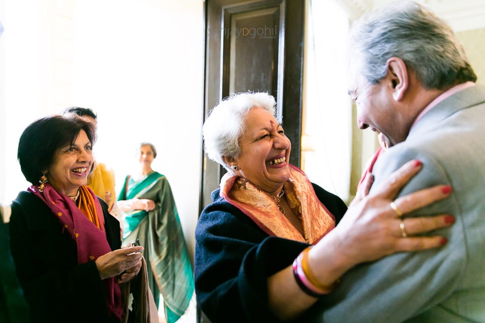 Hindu wedding guests