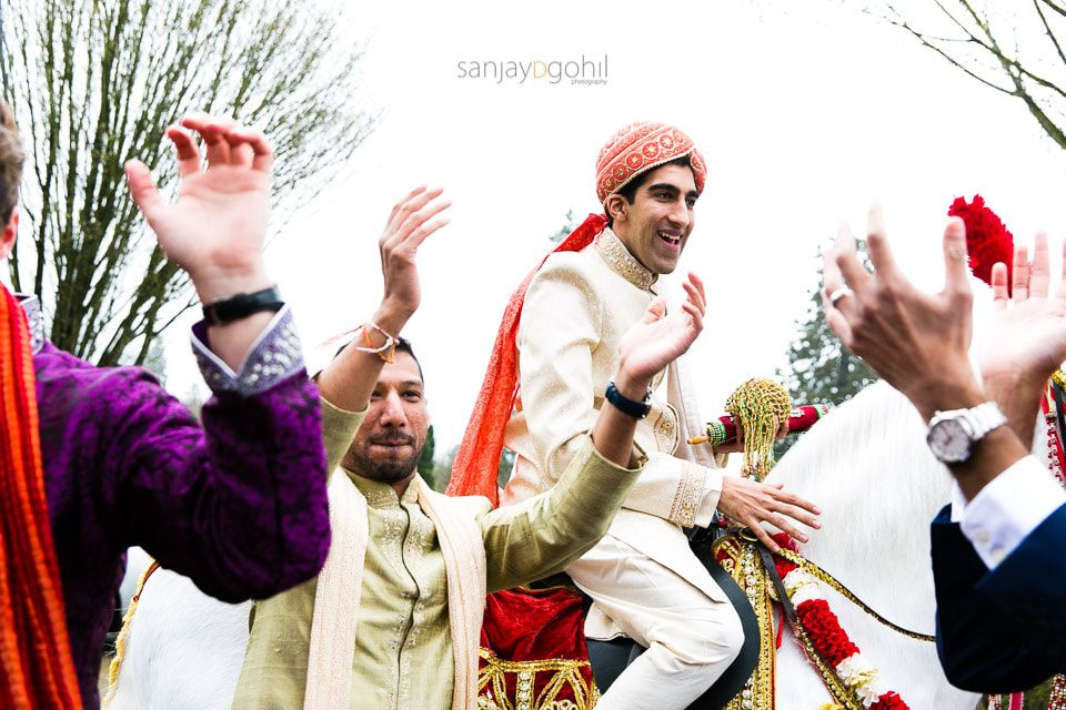 Wedding Groom arrival