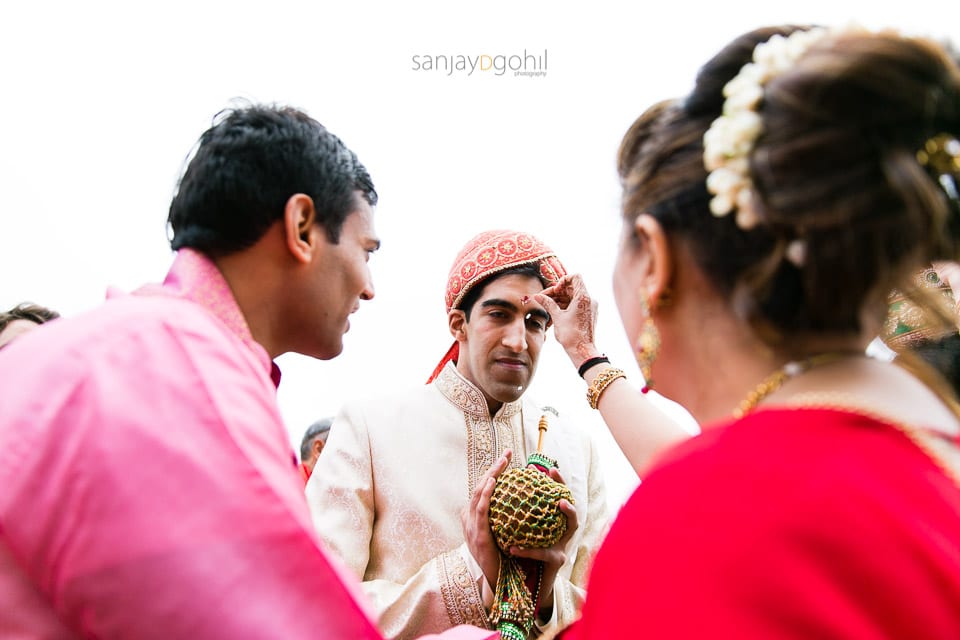 Gujarati welcoming ceremony