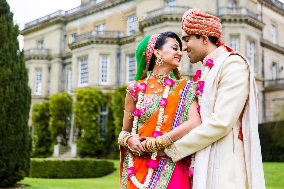 Wedding portrait at Hedsor house, windsor