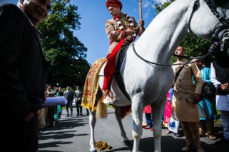 Groom on horse