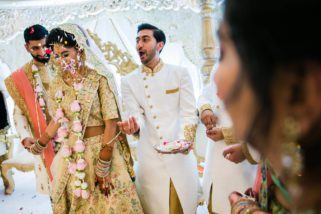 Phera ceremony during Hindu wedding