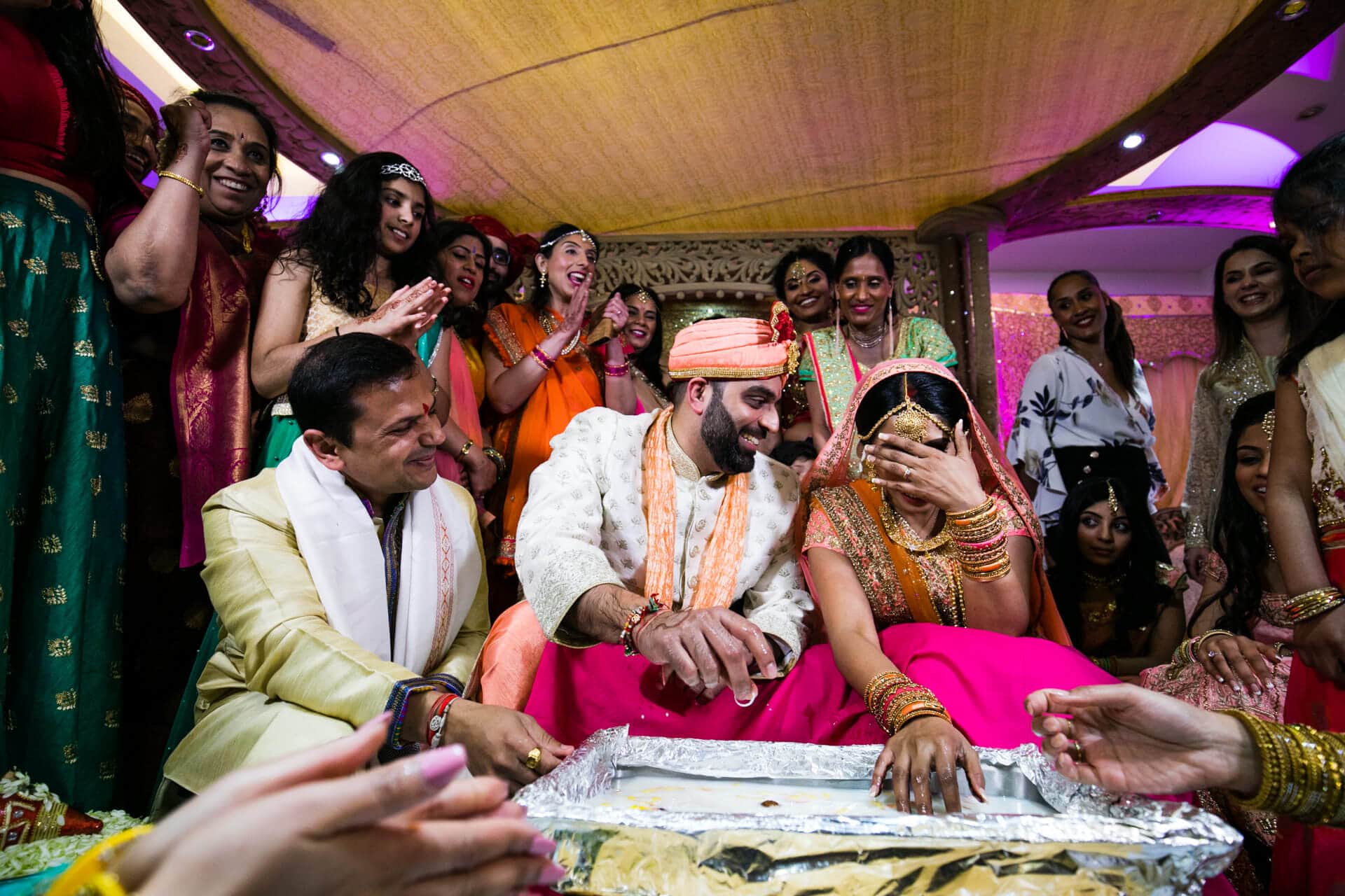 Bride lost koda kodi game during Hindu wedding
