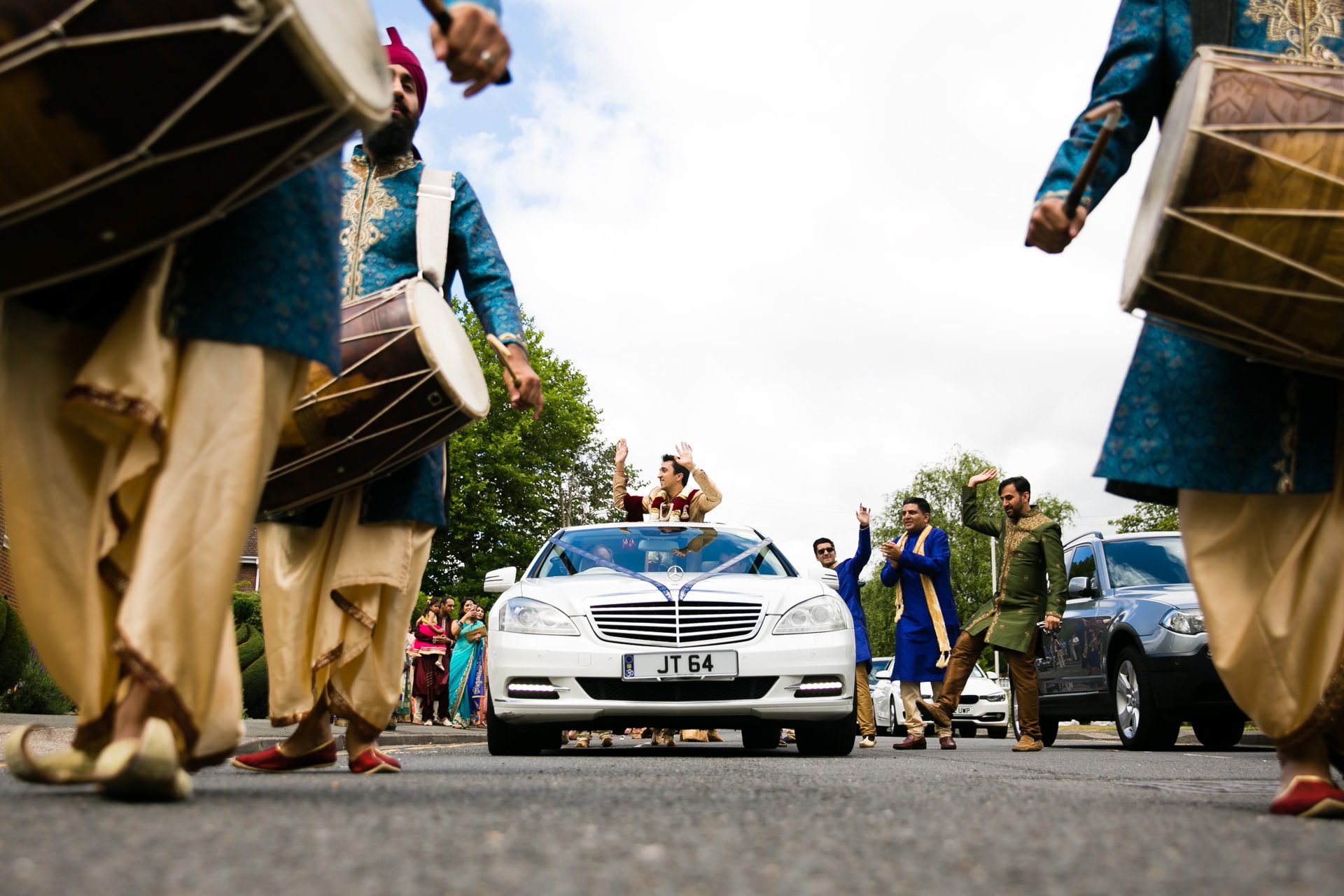 Hindu Wedding Groom dancing