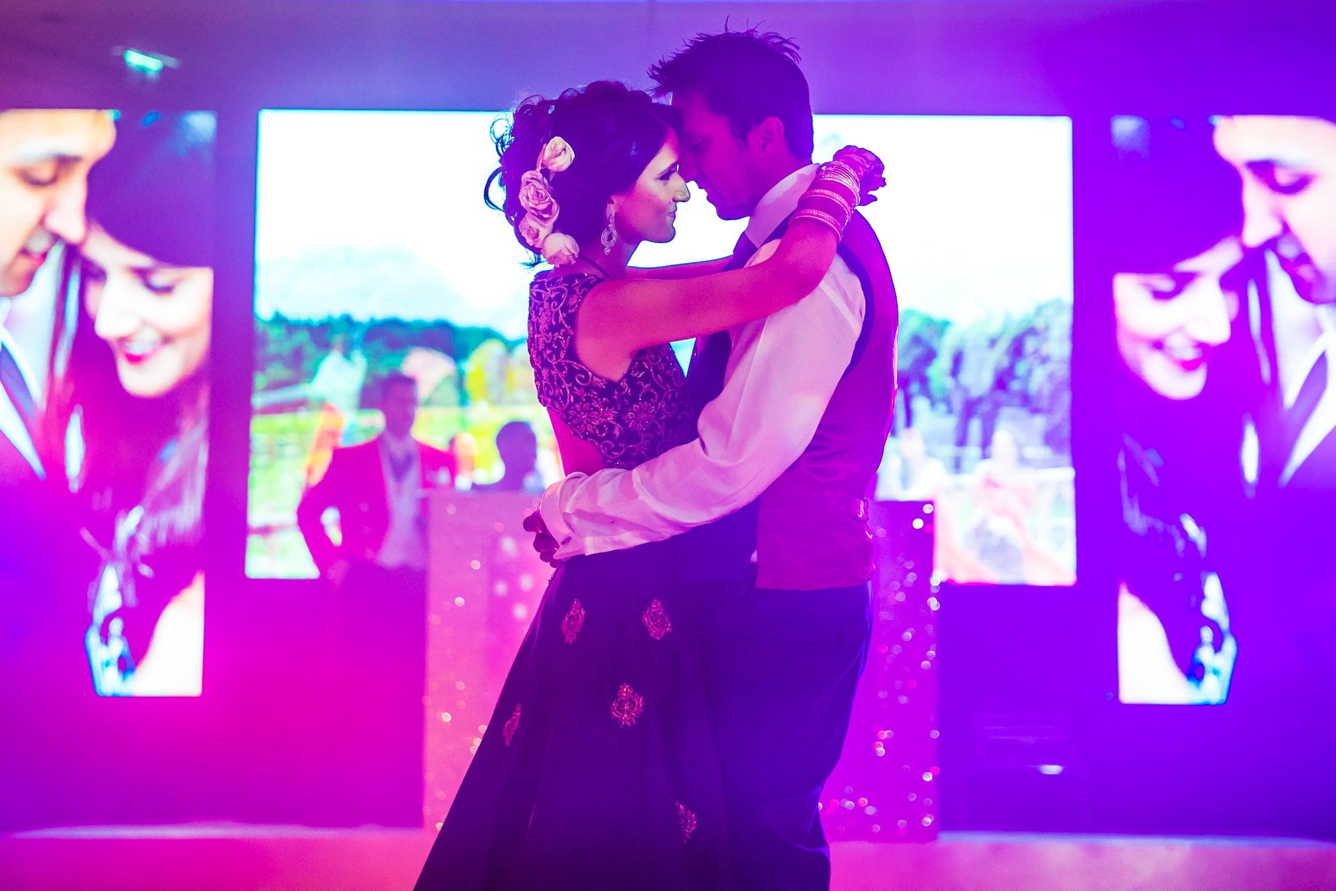 First Dance by Wedding couple