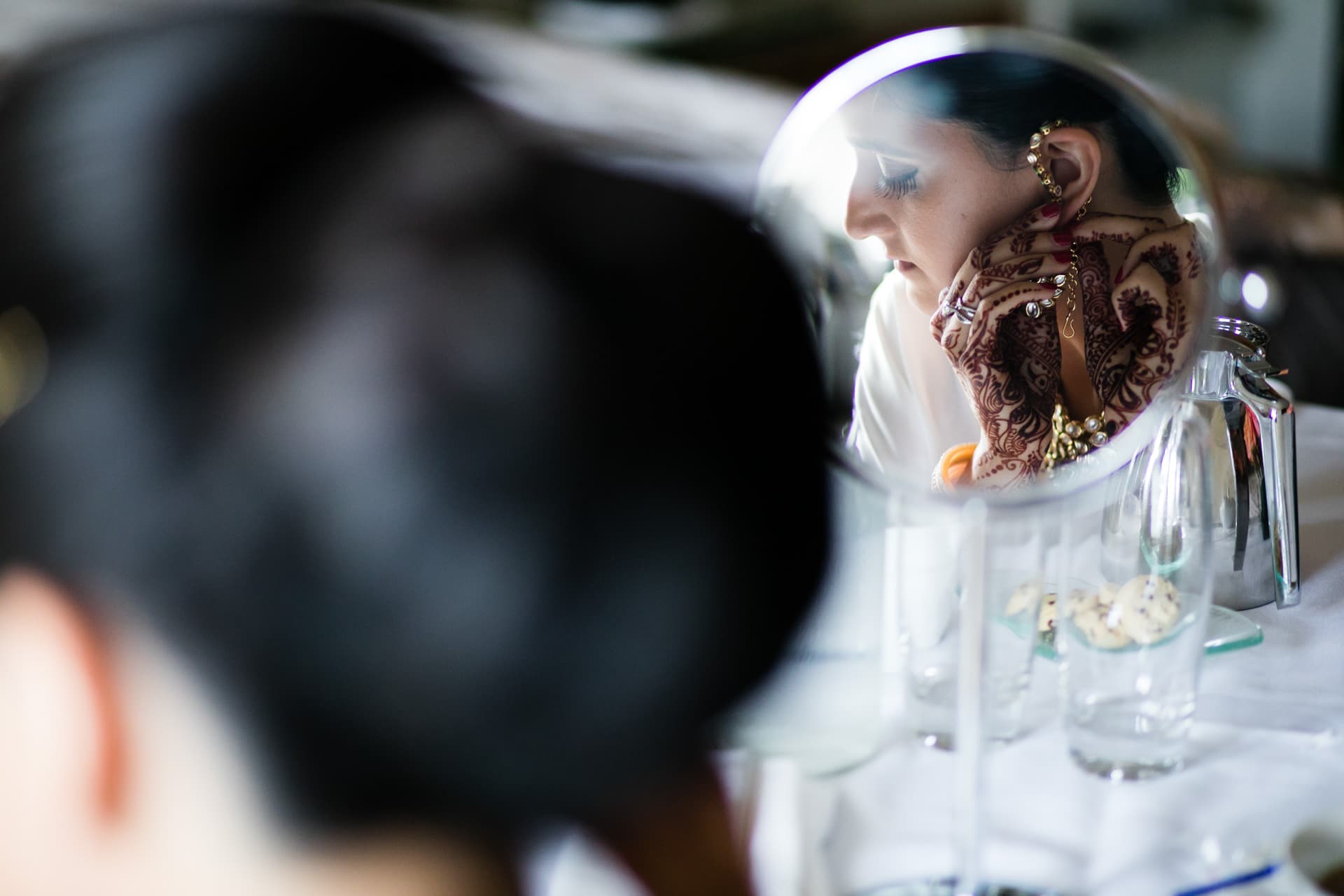 Asian Wedding Bride getting ready