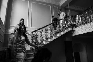 Asian wedding bride at Hylands House