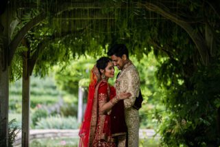 Wedding portraits at Hylands House