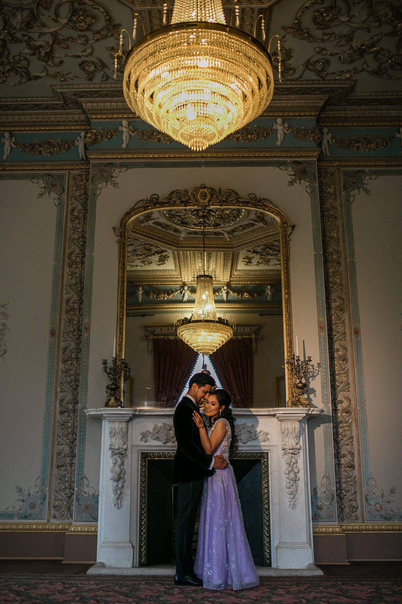 Wedding couple portraits at Hylands Estate