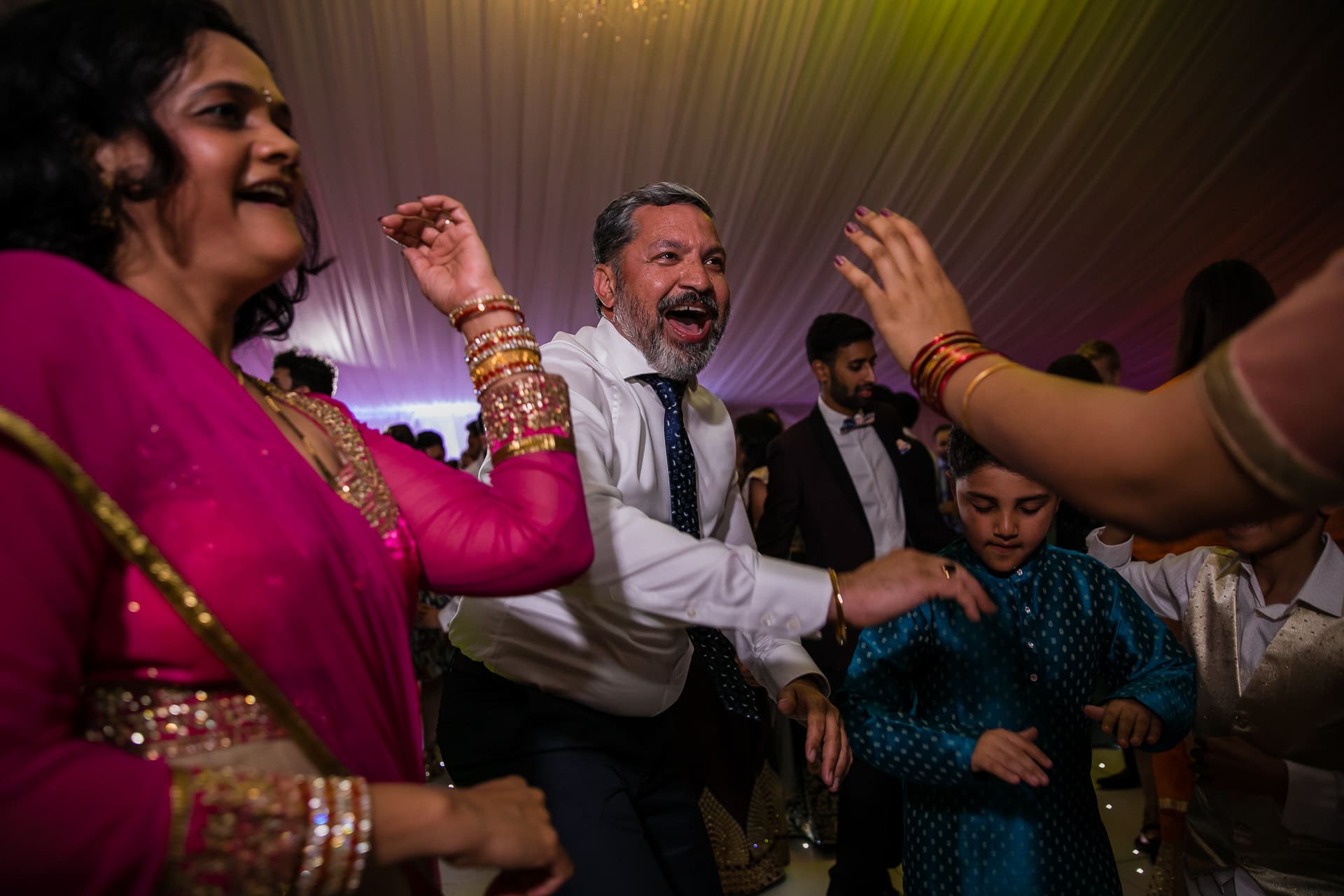 Asian Wedding reception party at Hylands Estate