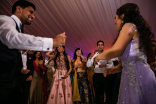 Asian Wedding reception party at Hylands Estate