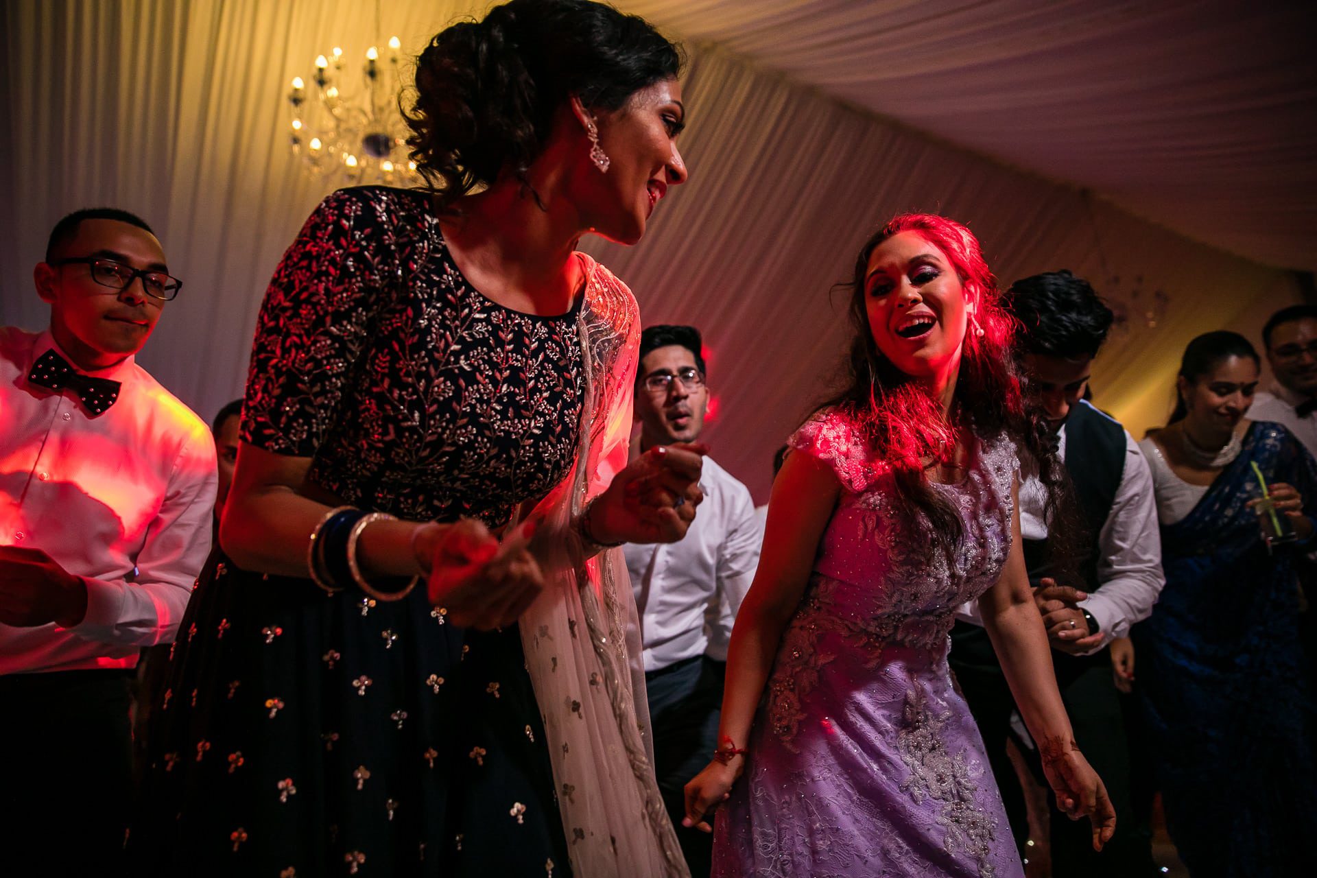 Asian Wedding reception party at Hylands Estate