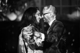 Asian Wedding couples first dance