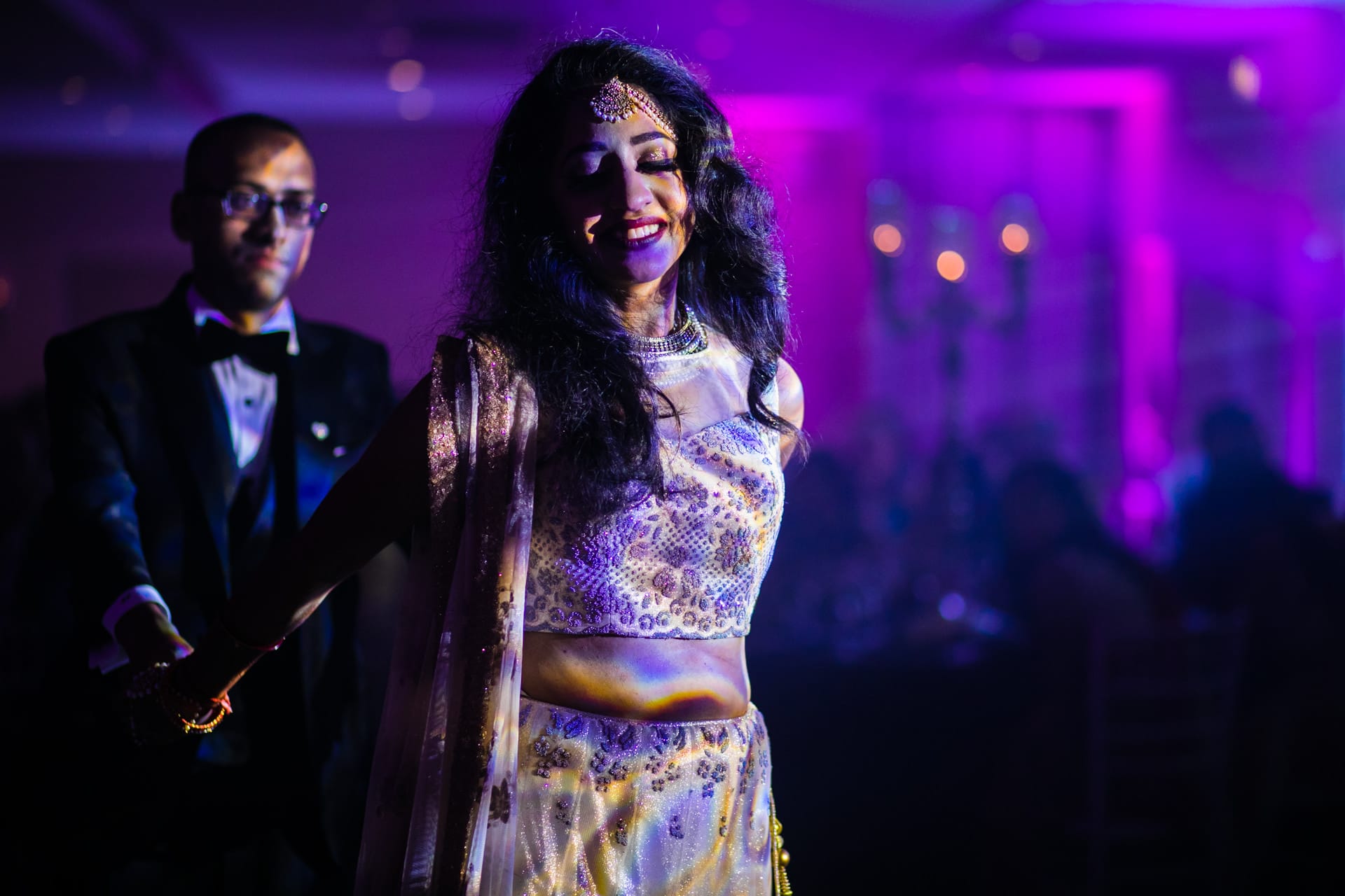 Asian Wedding couples first dance