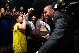 Asian Wedding reception party with DJ Rugrat, Musical Movements hosting