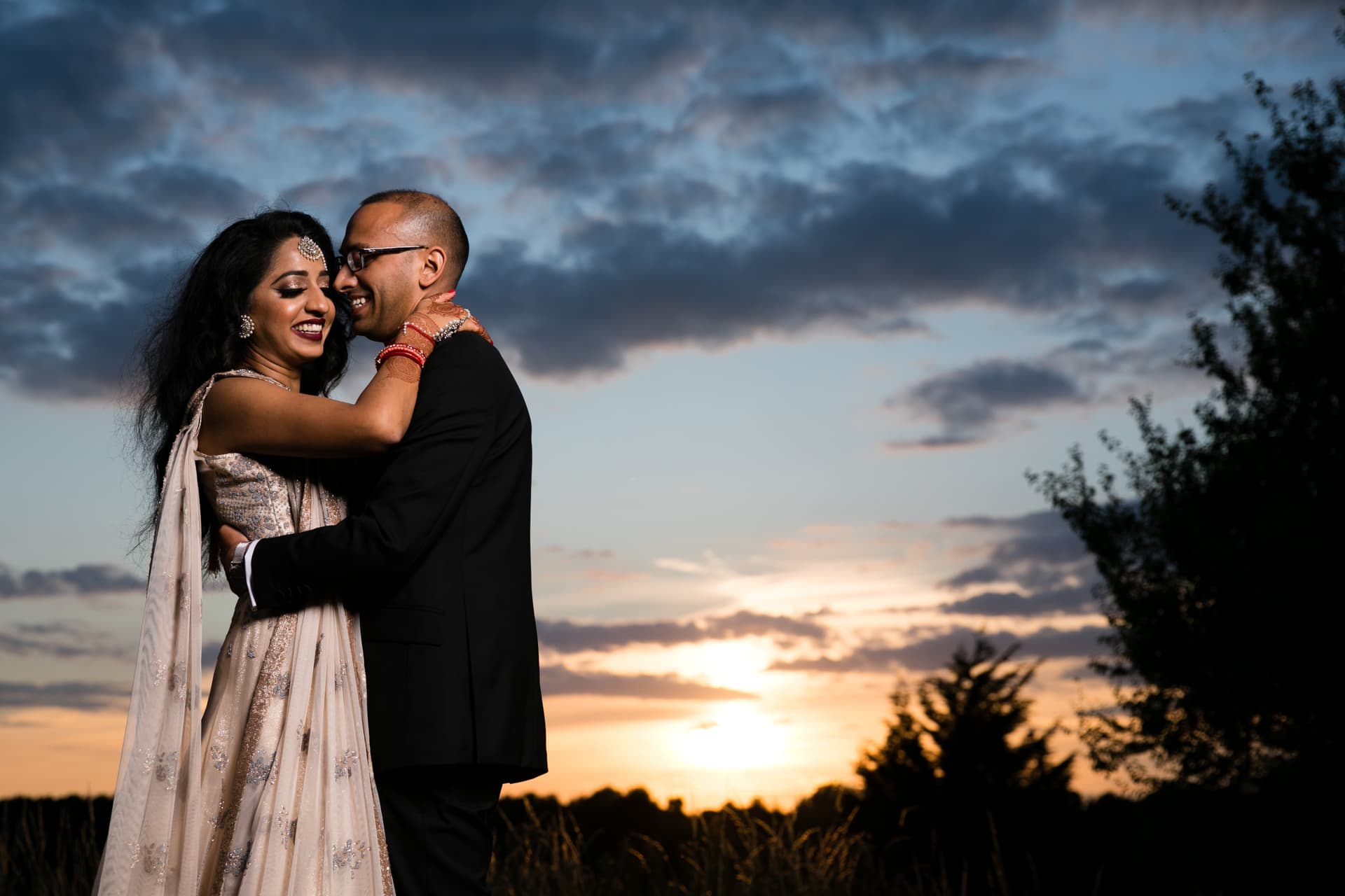 Sunset portraits at Manor of Groves