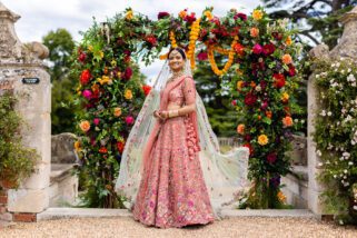 Asian bridal portrait at North Mymms