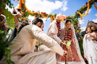 Hindu wedding Phera ceremony