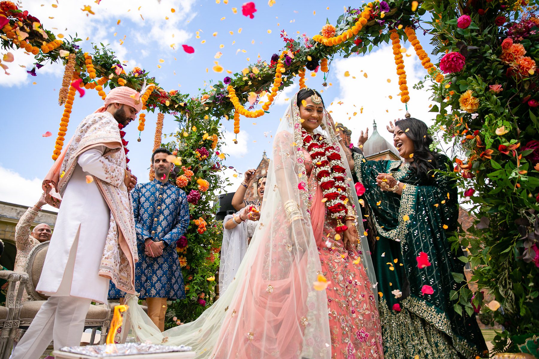 Hindu wedding Phera ceremony