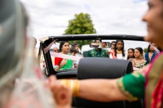 Asian bridal leaving ceremony