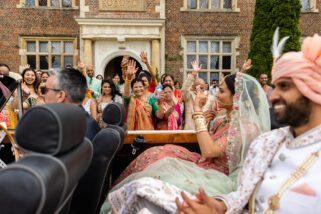 Asian bridal leaving ceremony