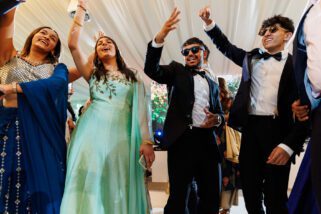 Wedding reception party at North Mymms Park