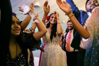 Wedding reception party at North Mymms Park