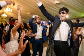 Wedding reception party at North Mymms Park