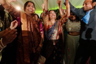 Wedding reception party at North Mymms Park