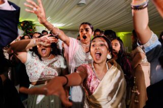 Wedding reception party at North Mymms Park
