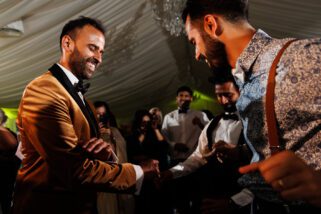 Wedding reception party at North Mymms Park