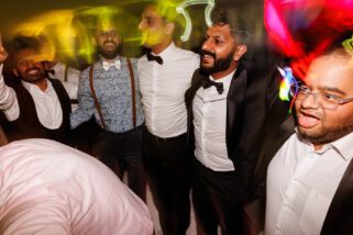 Wedding reception party at North Mymms Park