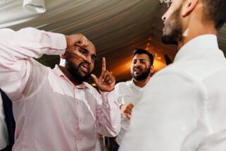 Wedding reception party at North Mymms Park