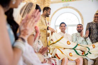 Bride and Groom first look