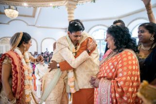 Phera ceremony during Asian wedding