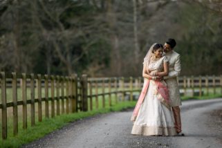 Hindu wedding portrait at Northbrook Park
