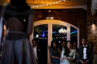 Asian wedding reception party at Northbrook Park