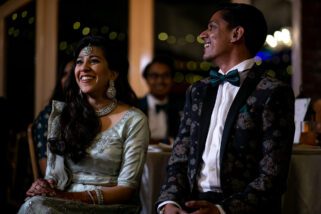 Asian wedding reception party at Northbrook Park