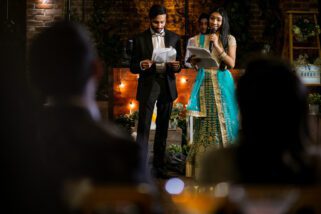 Wedding reception speeches