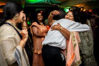 Hindu wedding reception party at Northbook Park