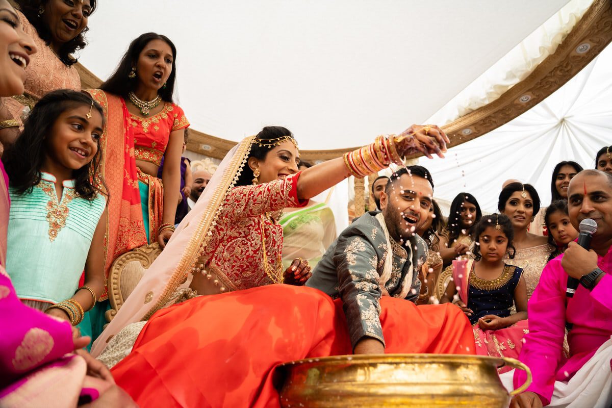 Koda kodi game after Hindu wedding ceremony