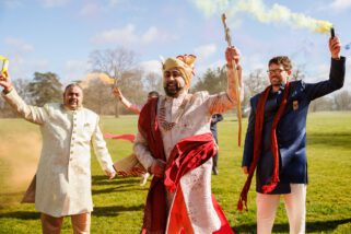 Hindu Groom arrival