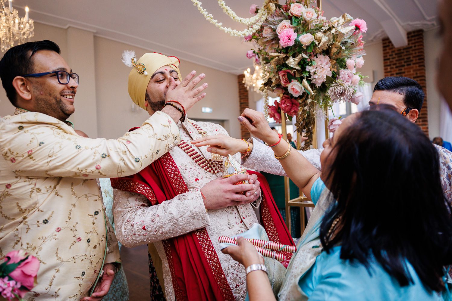 Indian wedding ceremony at Offley place