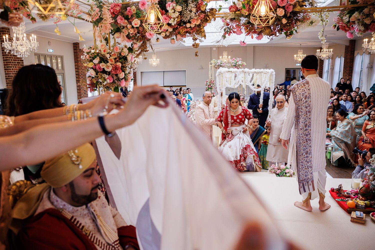 Indian bridal arrival