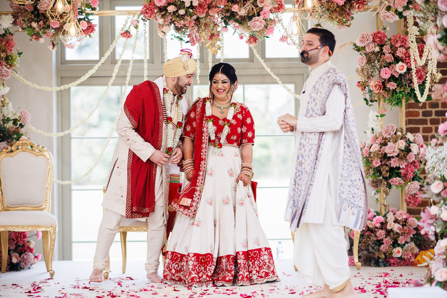 Hindu Indian wedding ceremony at Offley Place
