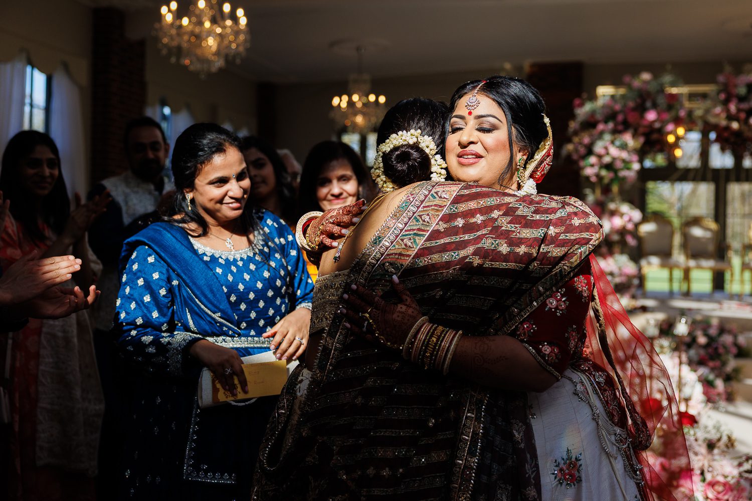 Indian wedding leaving ceremony